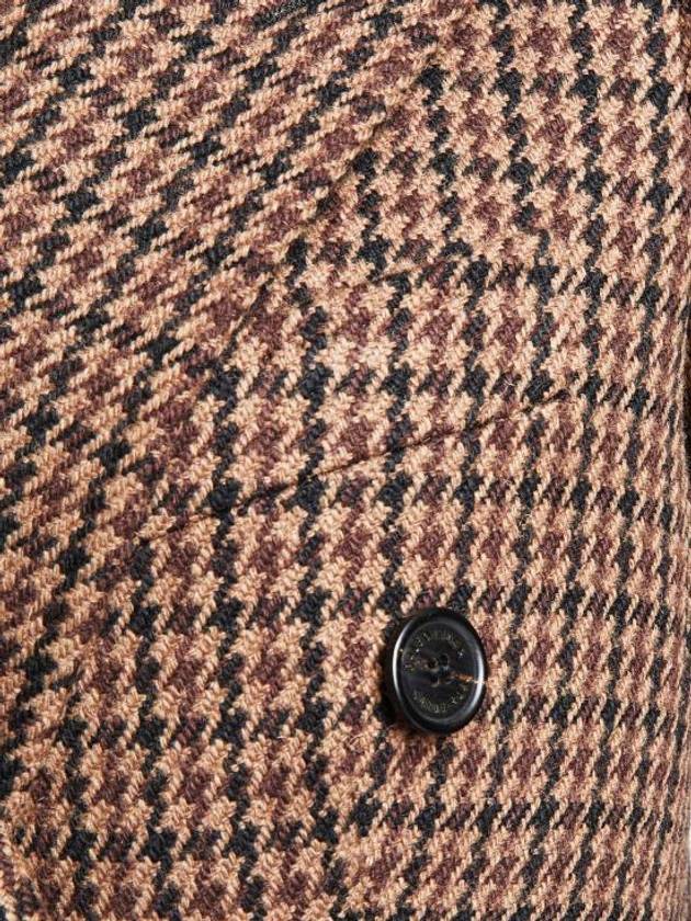 Luxury Balenciaga  Wool Double Coat Brown
