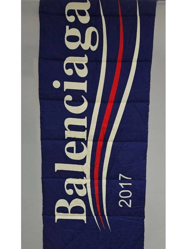 Luxury Balenciaga  Wave logo muffler