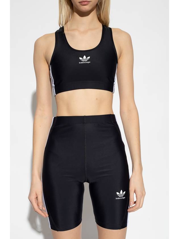 Luxury Balenciaga  Athletic Bra Black
