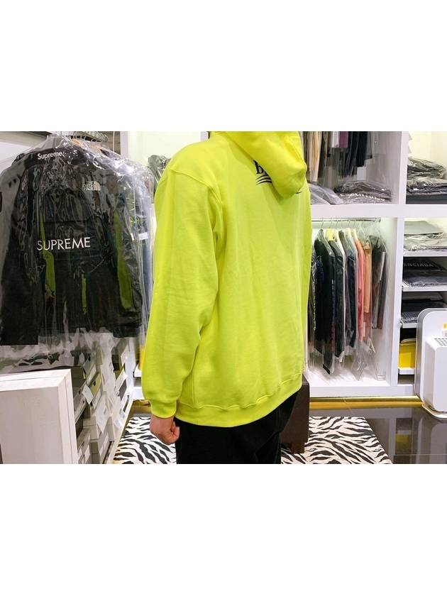 Luxury Balenciaga  Men's Political Wave Logo Hoodie Neon