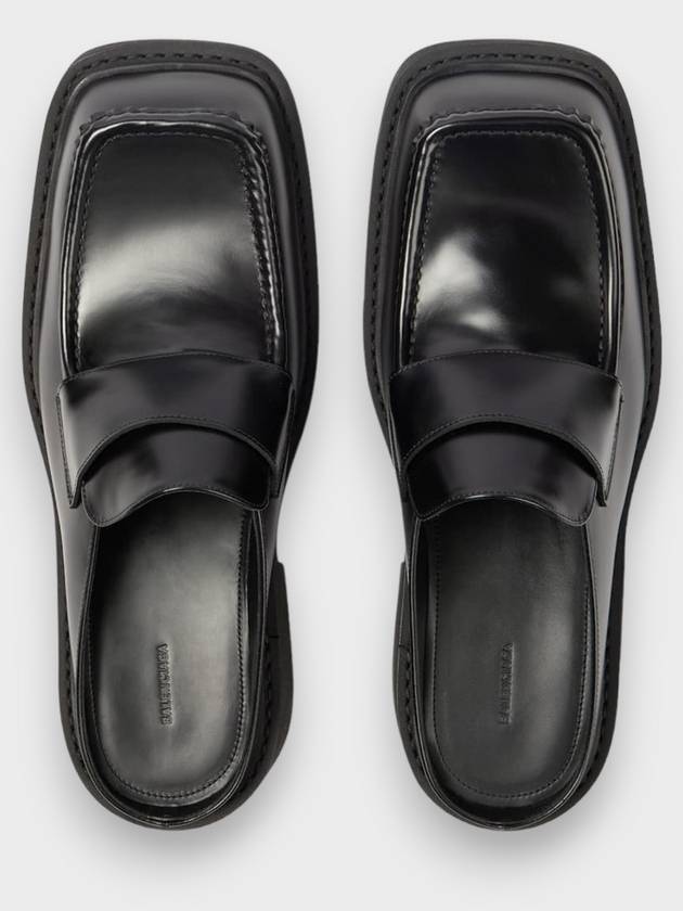 Luxury Balenciaga  Inspector 40MM Leather Bloafer Black
