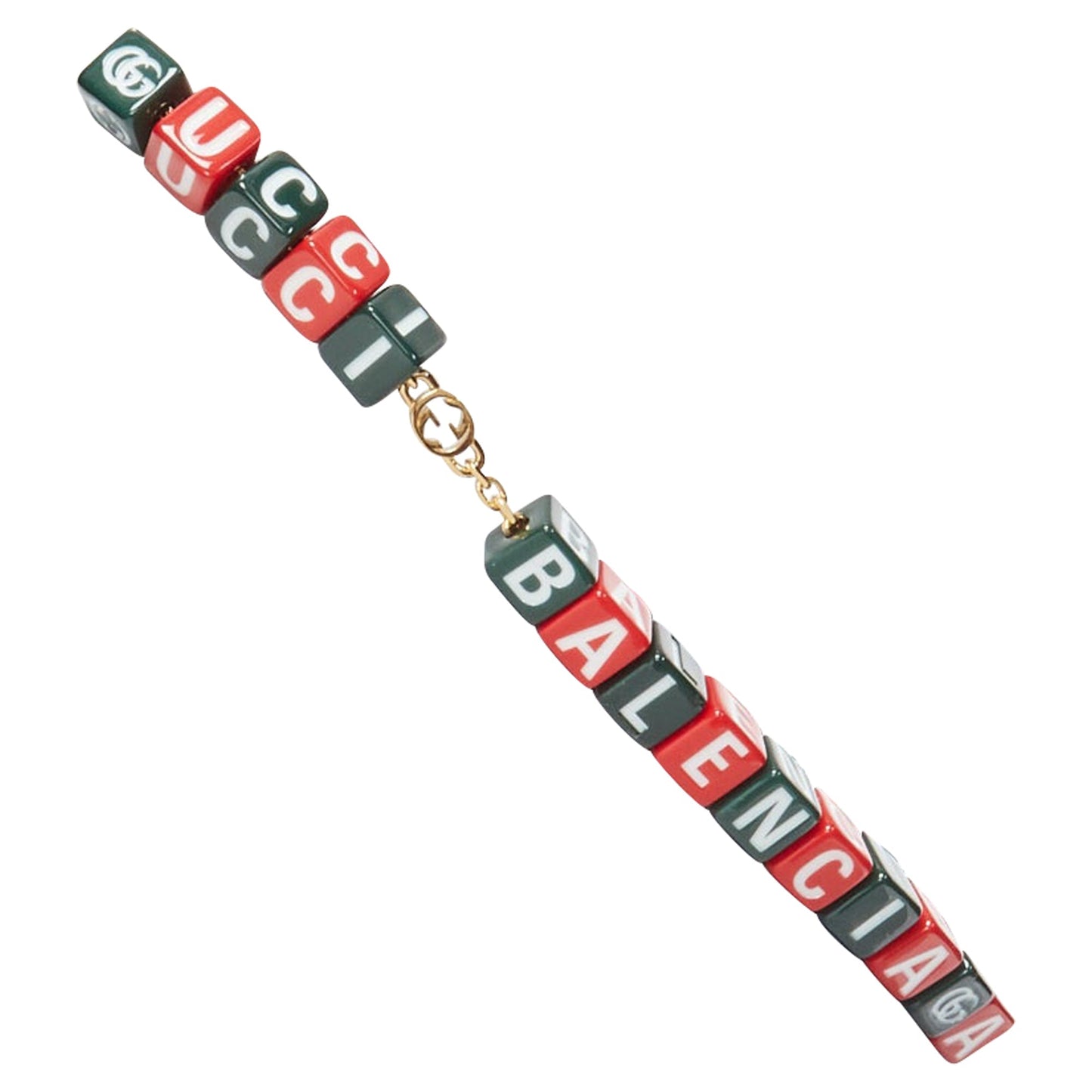 Gucci Luxury Balenciaga  Hacker Project Symbols Cubes Short Necklace