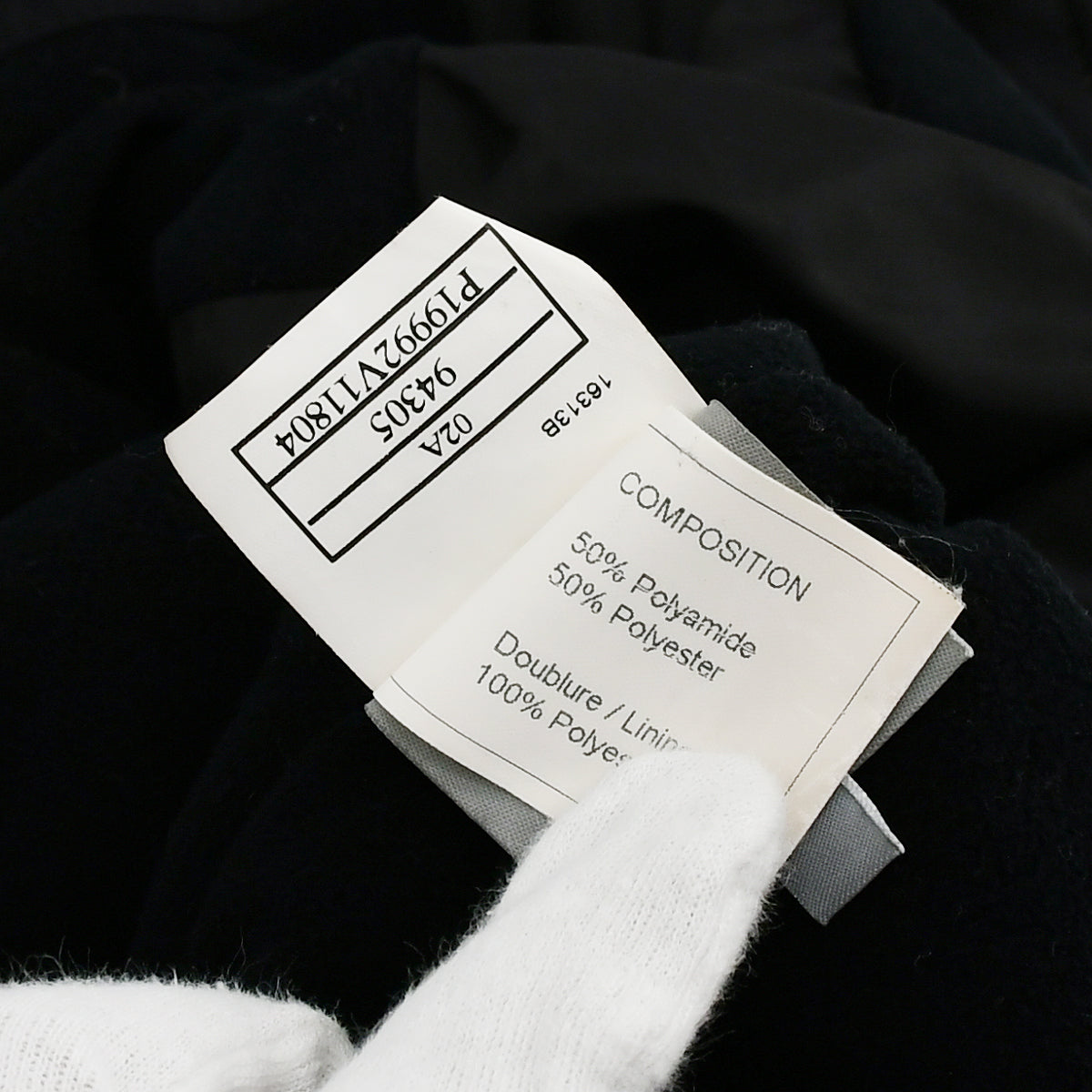 Chanel Sport Line Zip Up Jacket Black 02A #36