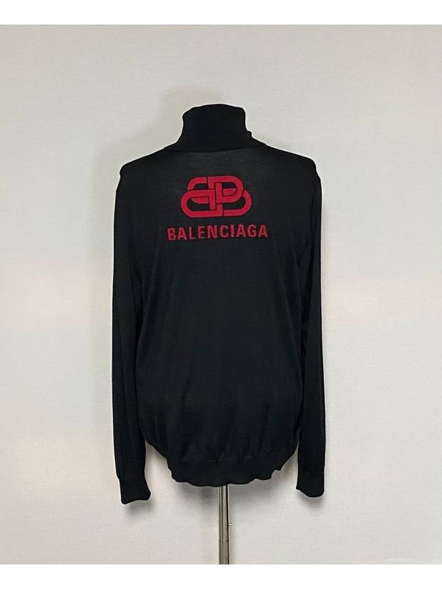 Luxury Balenciaga  BB logo turtleneck sweater 105
