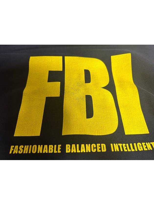 Luxury Balenciaga  FBI Tiger Logo Reversible Hoodie 110