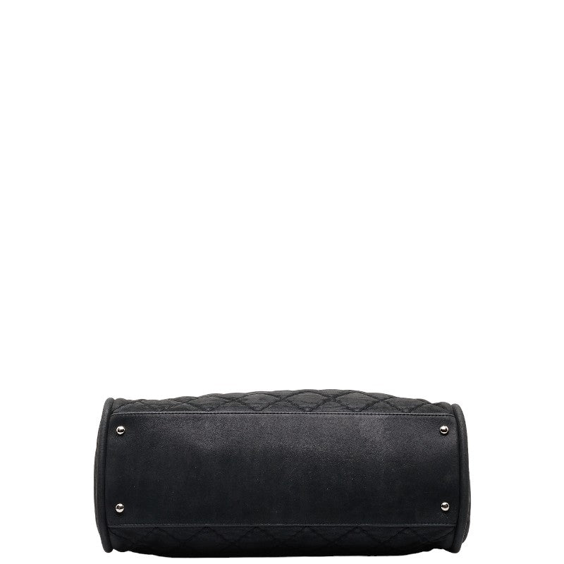 Chanel Matrases Coco Chain Tote Bag Shoulder Bag Black  S  Chanel