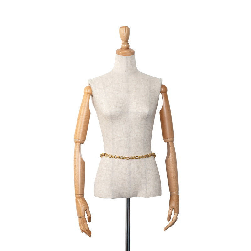 Chanel Vintage Mattress Chain Belt Gold Mackie  Chanel Luxury