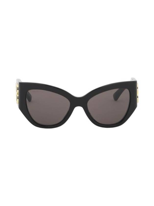 Luxury Balenciaga  BB Logo Cat-Eye Sunglasses Black