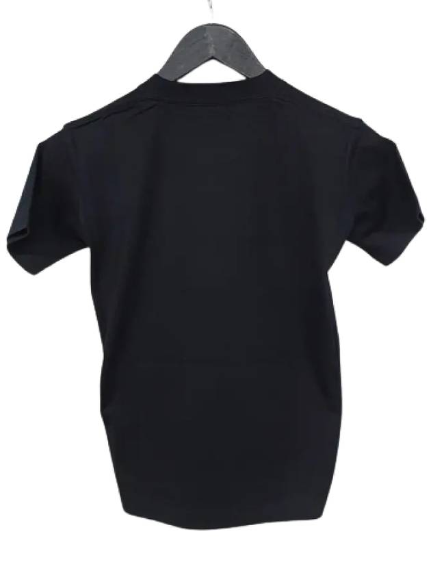 Luxury Balenciaga  Gymwear Logo Cotton Short Sleeve T-Shirt Black
