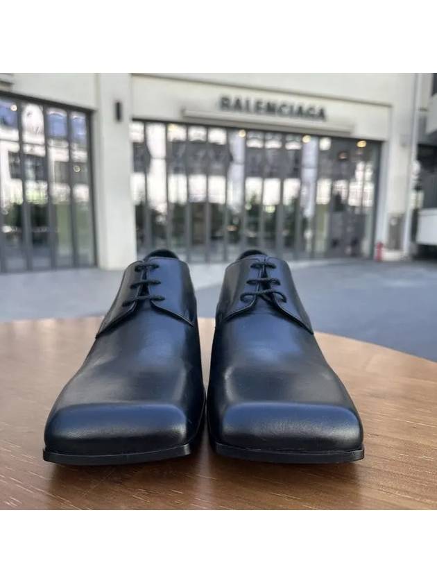 Luxury Balenciaga  Work Lace-Up Derby Black