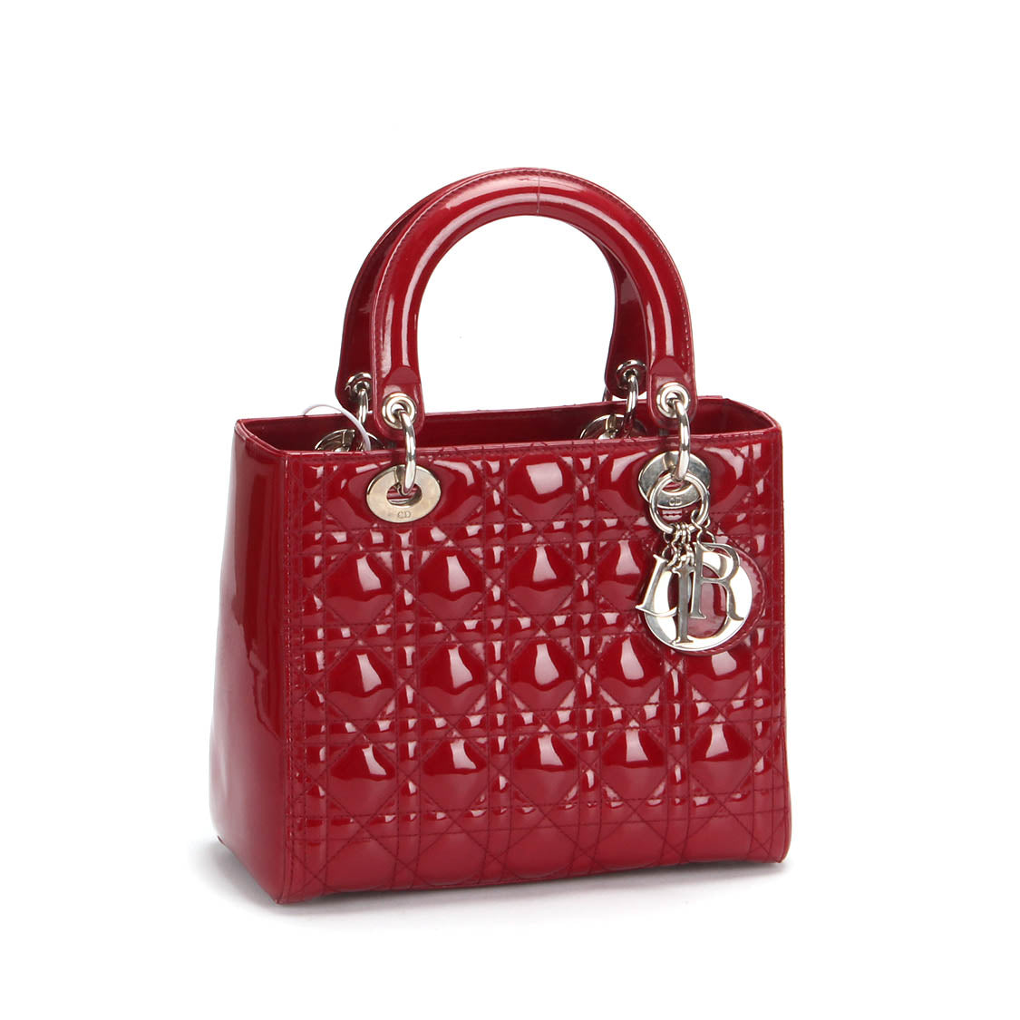 Medium Cannage Patent Leather Lady Dior