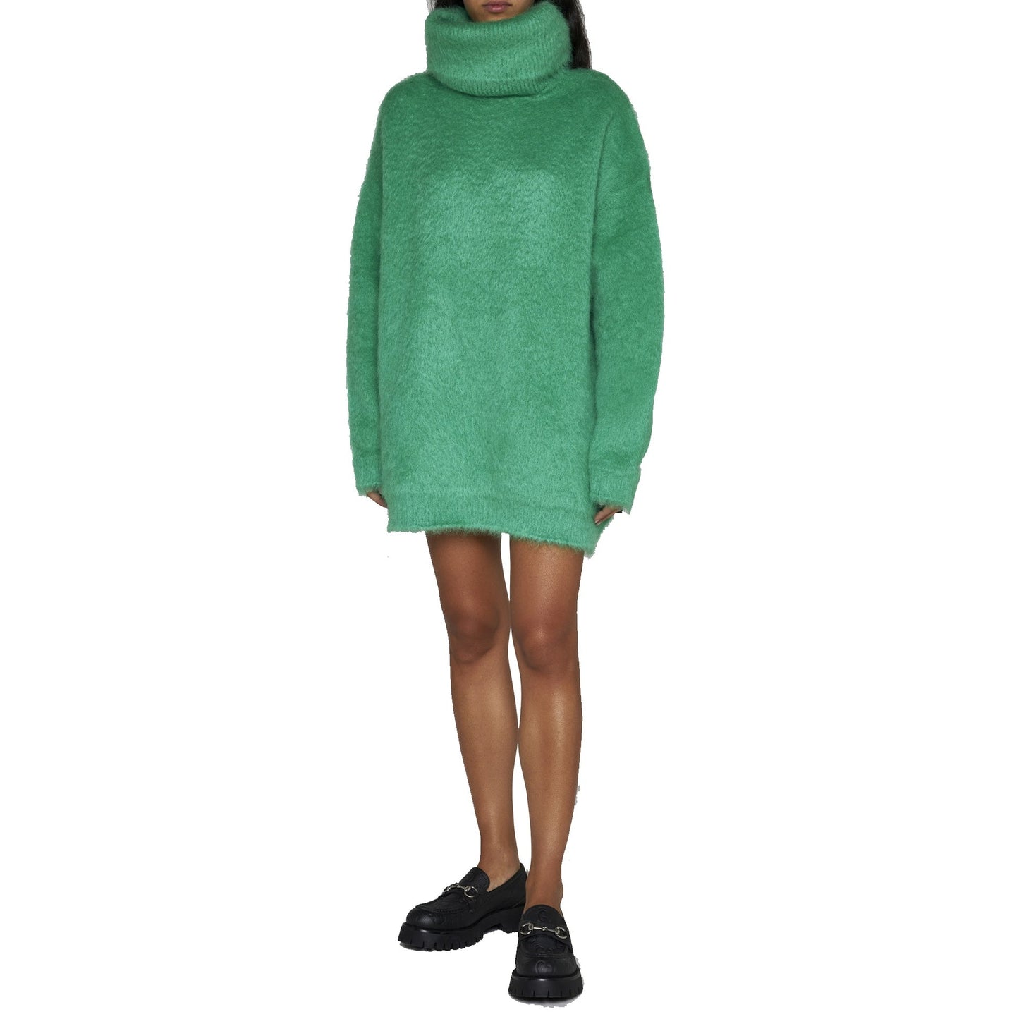 Gucci Mohair-Blend Mini Sweater Dress Women