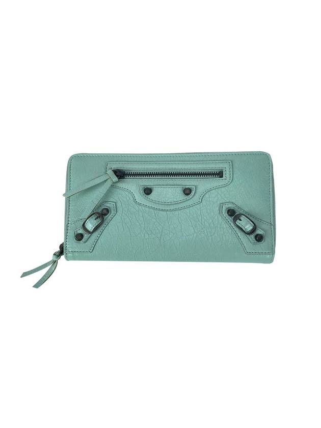 Luxury Balenciaga  Vintage Zipper Around Long Wallet Mint