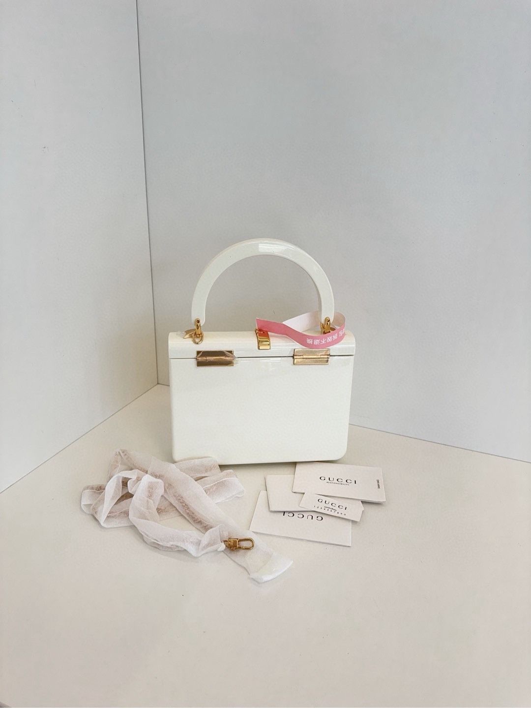 Gucci  Sylvie bag xcm white