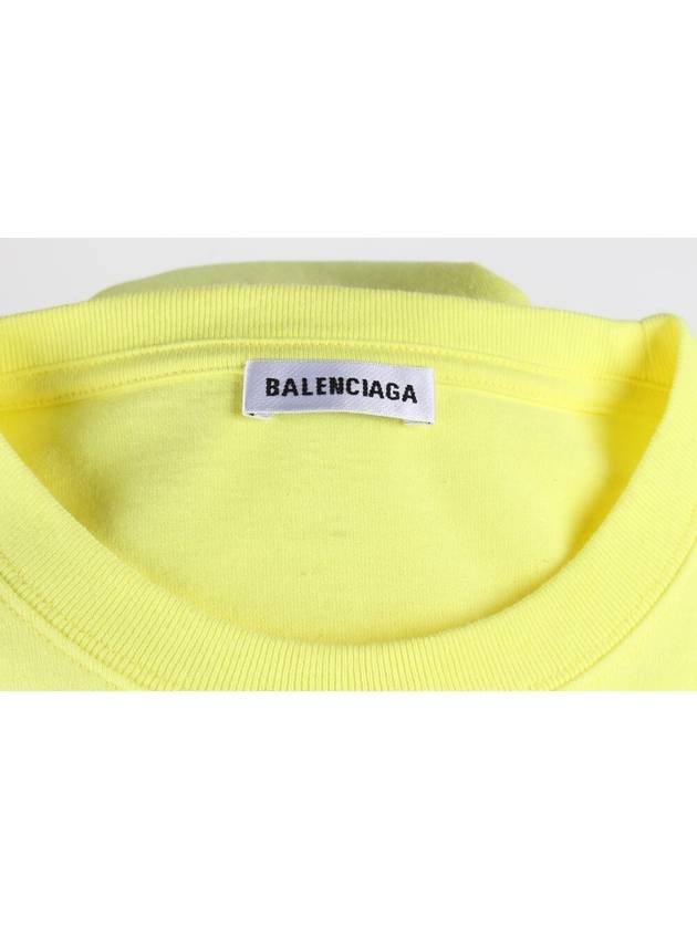 Luxury Balenciaga  Back logo neon short sleeve t shirt M