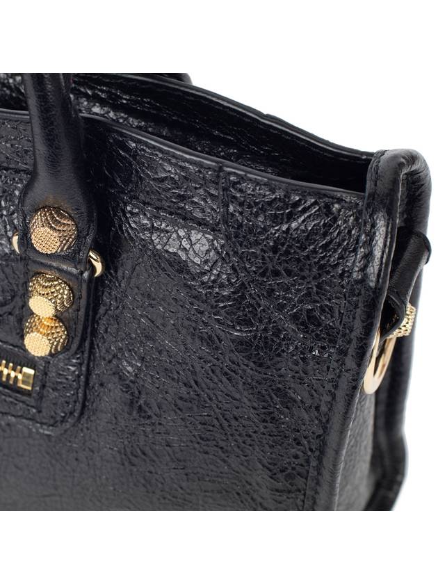 Luxury Balenciaga  Giant Motor City Small Shoulder Bag Black Gold