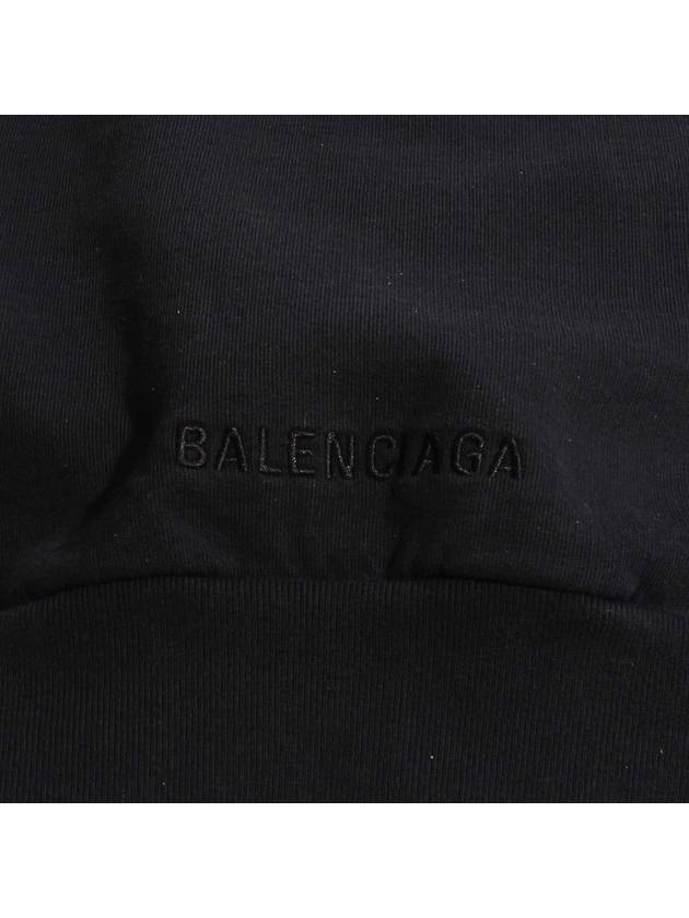 Luxury Balenciaga  The Simpsons Printed Hoodie Black