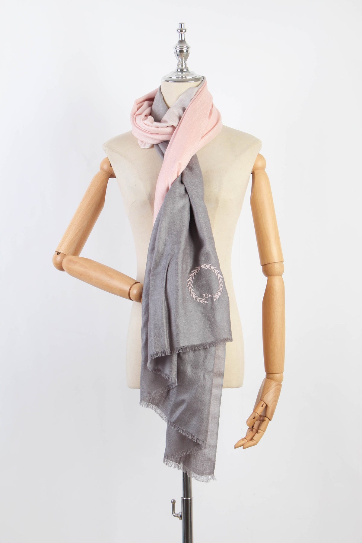 Bicolor Cashmere Scarf
