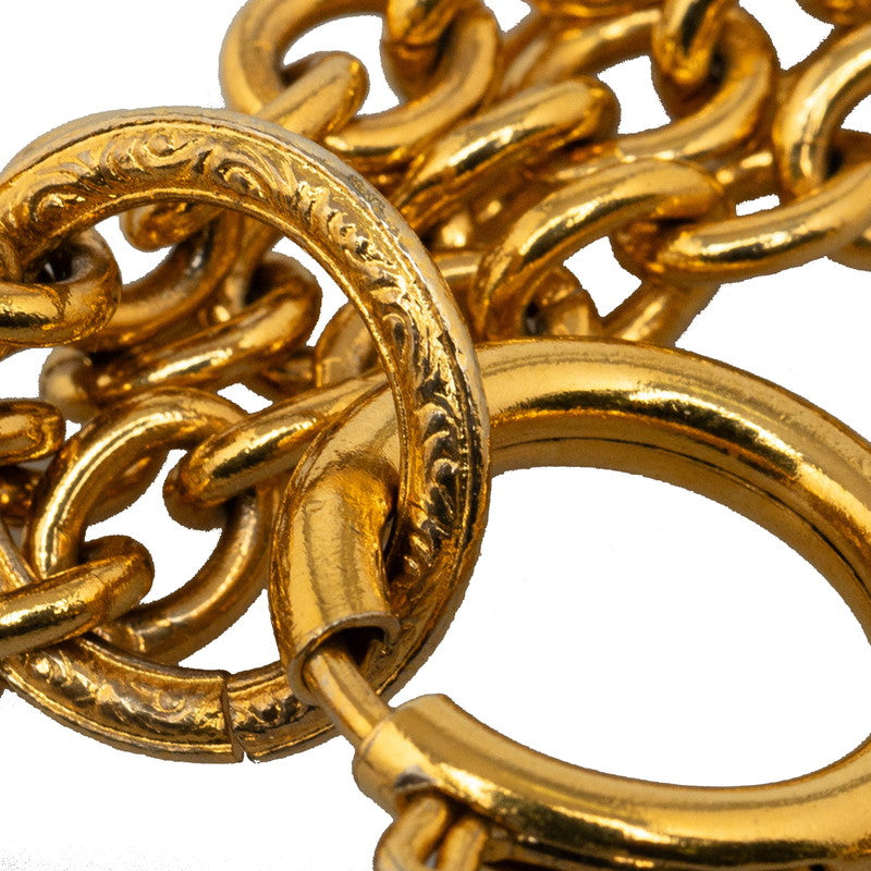 Chanel Vintage Matelasse Chain Belt Gold