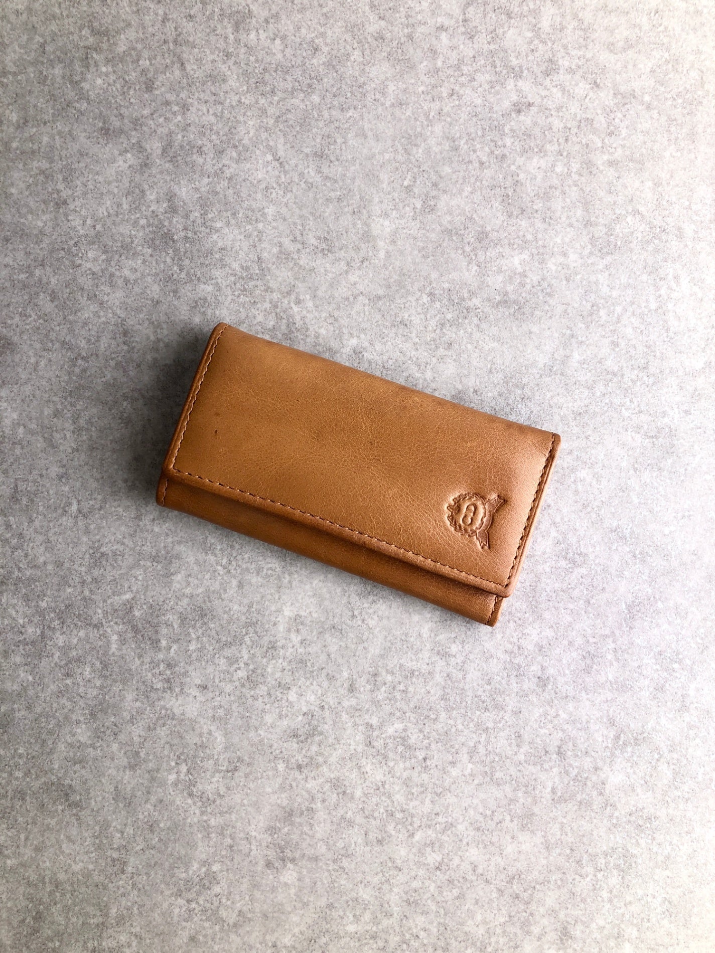 Christian Dior CD Logo Key Case Brown Vintage 6aswhx