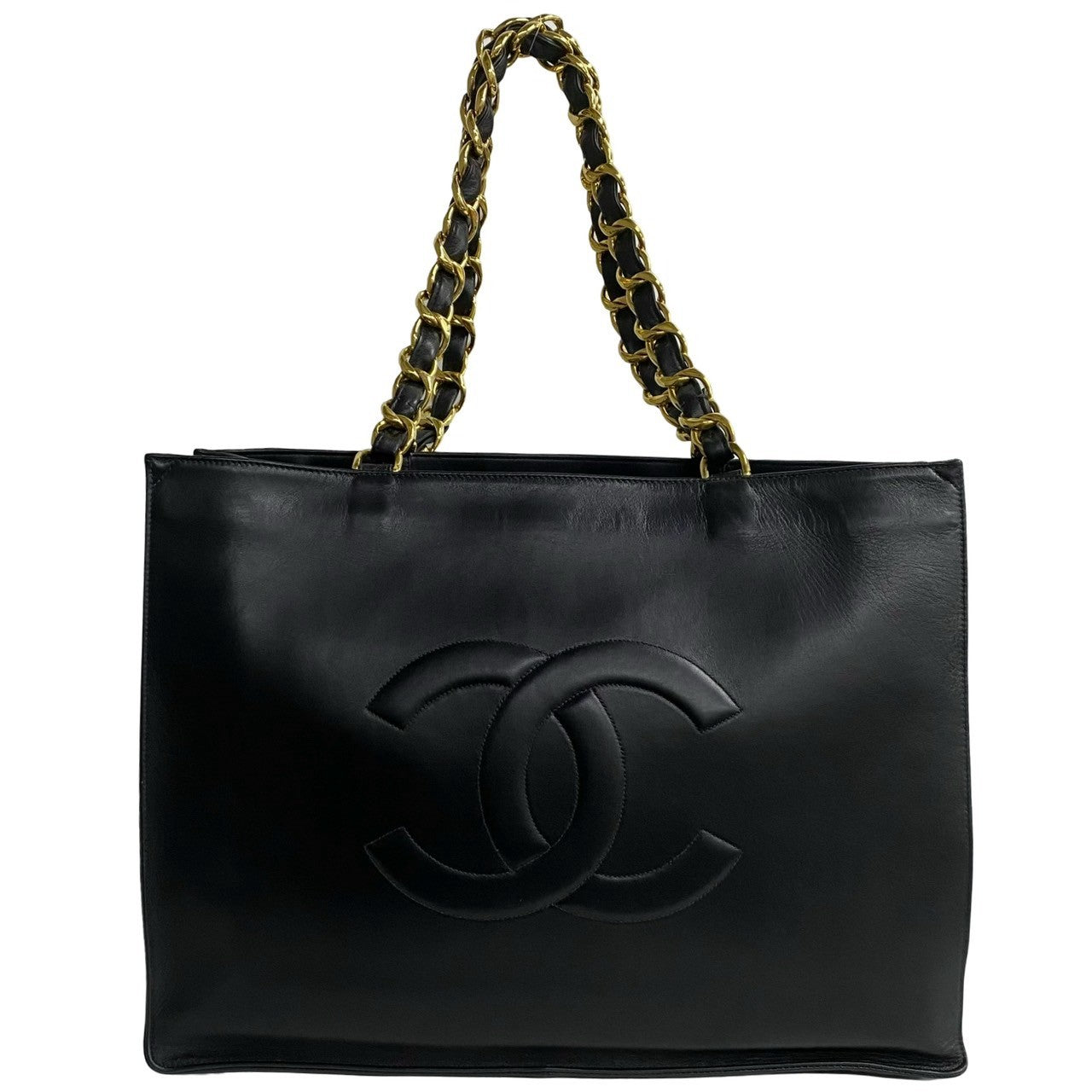 Chanel Deauville Lambskin Tote Bag