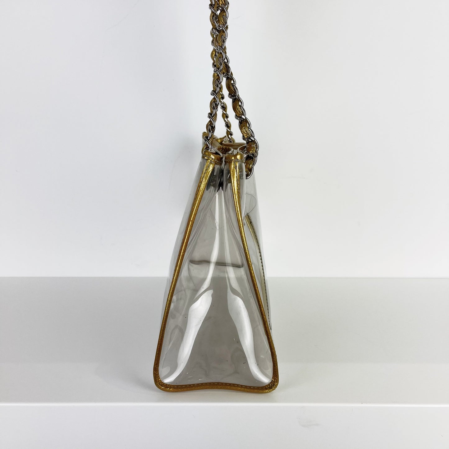 PVC Shopper Tote Clear SHW