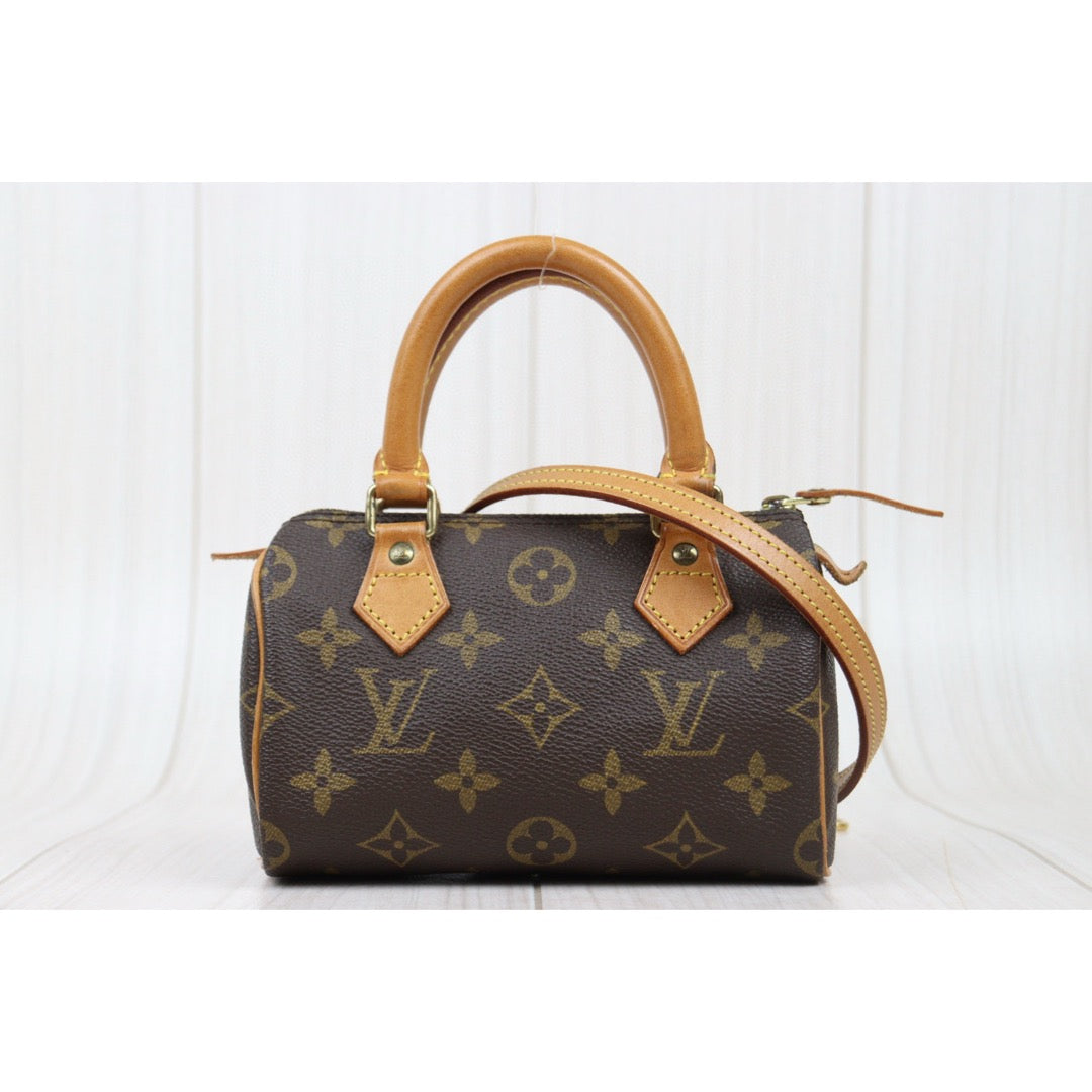 Good ( Rank AB)｜ LV Monogram Mini Speedy Handbag With Shoulderstrap｜25021003