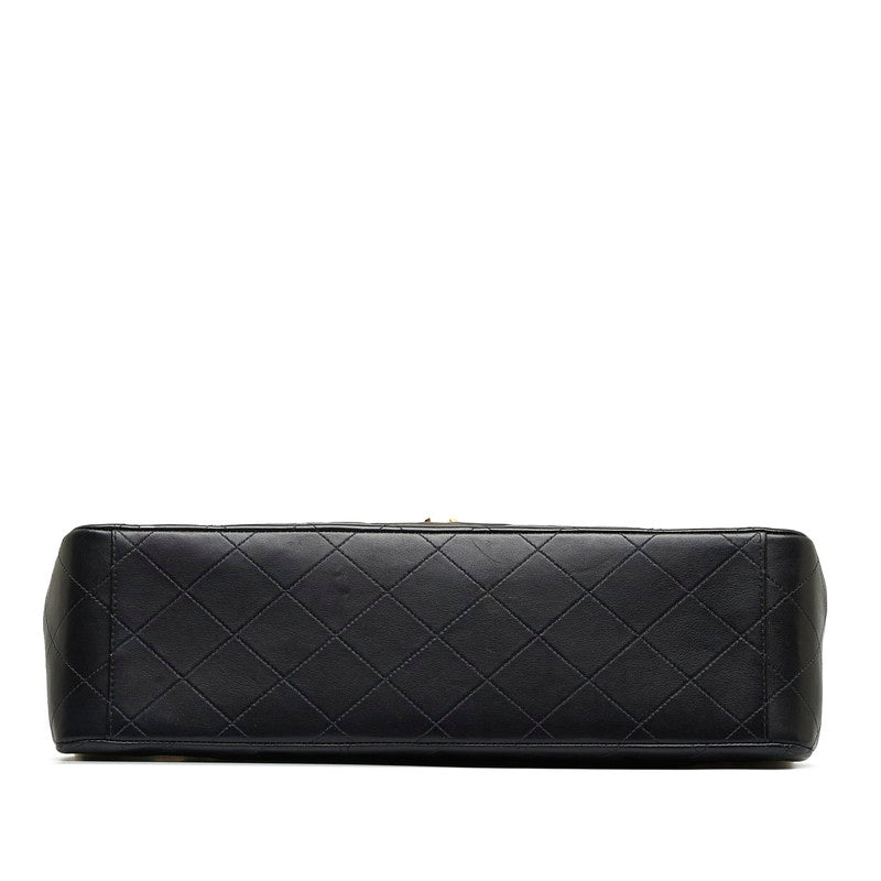 Chanel Decamatrasse 34 Cocomark ingle Flap Chain Shoulder Bag Black   Chanel