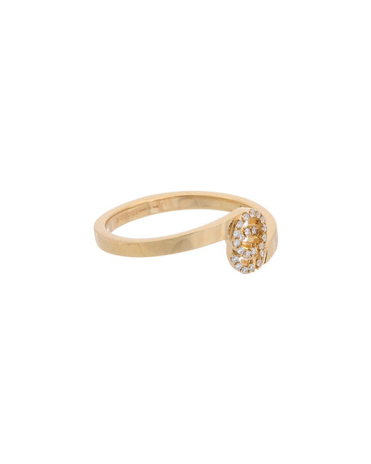 Gucci Running Gg 18K Ring 14 No Color
