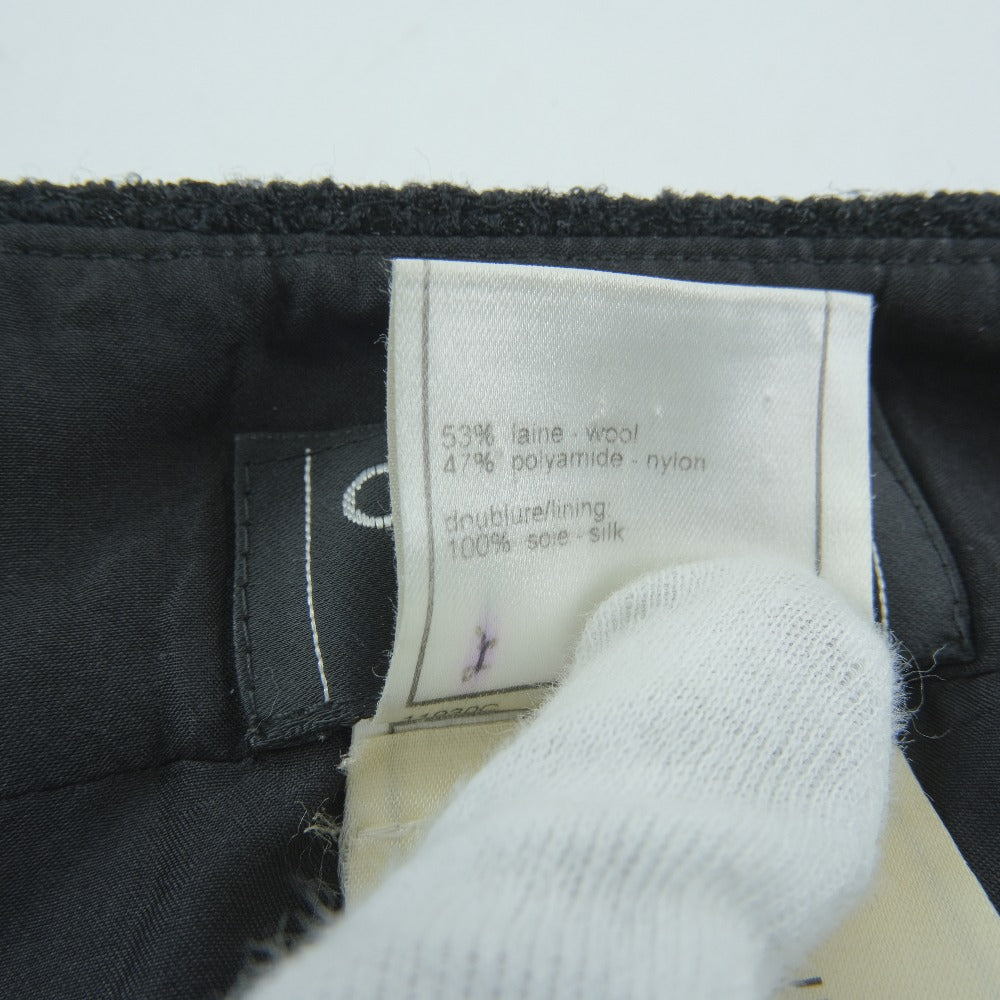 CHANEL skirt P18107V10311 Wool, Nylon gray Flare Women 38 Used