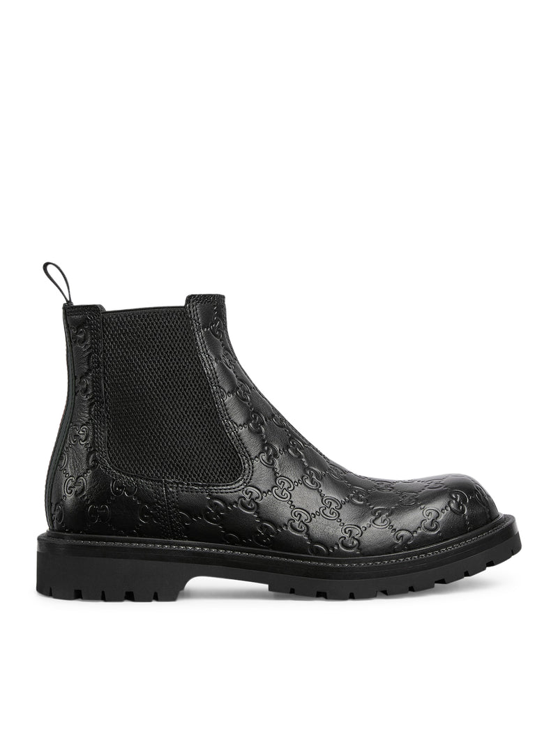 Gucci Men Men`S Boot With Web Detail