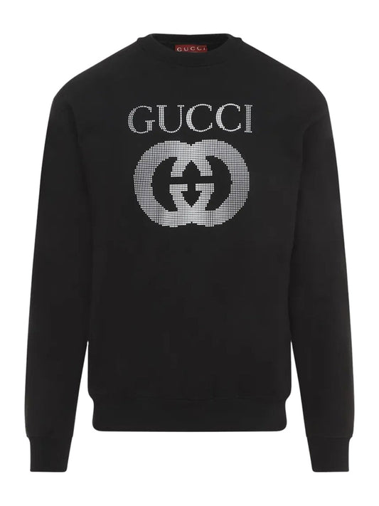 Gucci Men Interlocking G-Appliqué Sweatshirt