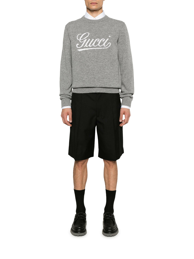 Gucci Men Bermuda Shorts With Web Details