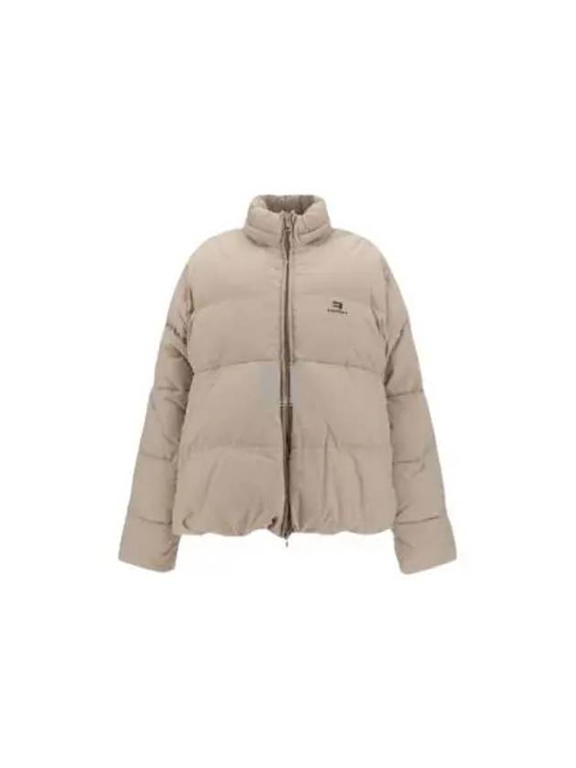 Luxury Balenciaga  C Shape Nylon Padding Sand