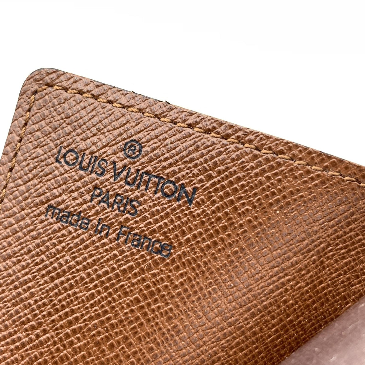 LOUIS VUITTON Vintage Monogram Porte Carte Pression Card Case Holder