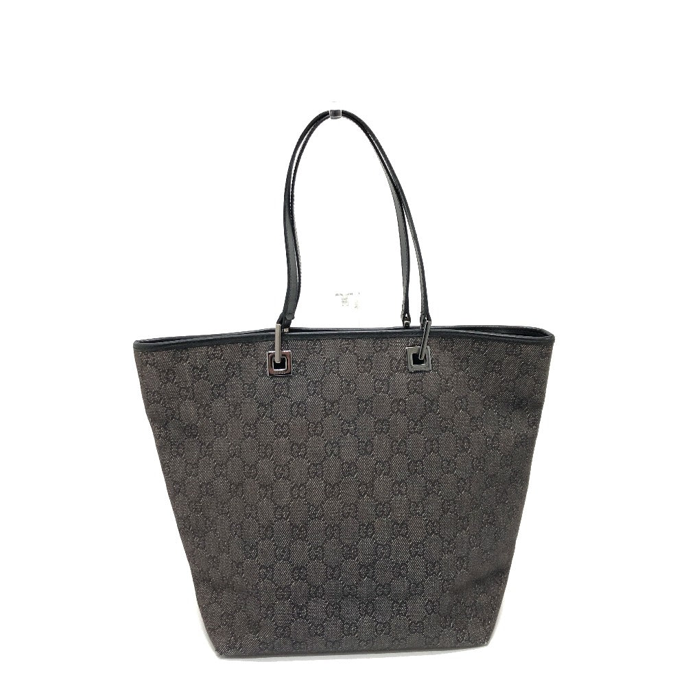 GUCCI Tote Bag 31243 GG canvas black GG canvas Women Used