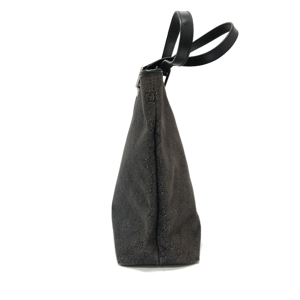 GUCCI Tote Bag 31243 GG canvas black GG canvas Women Used