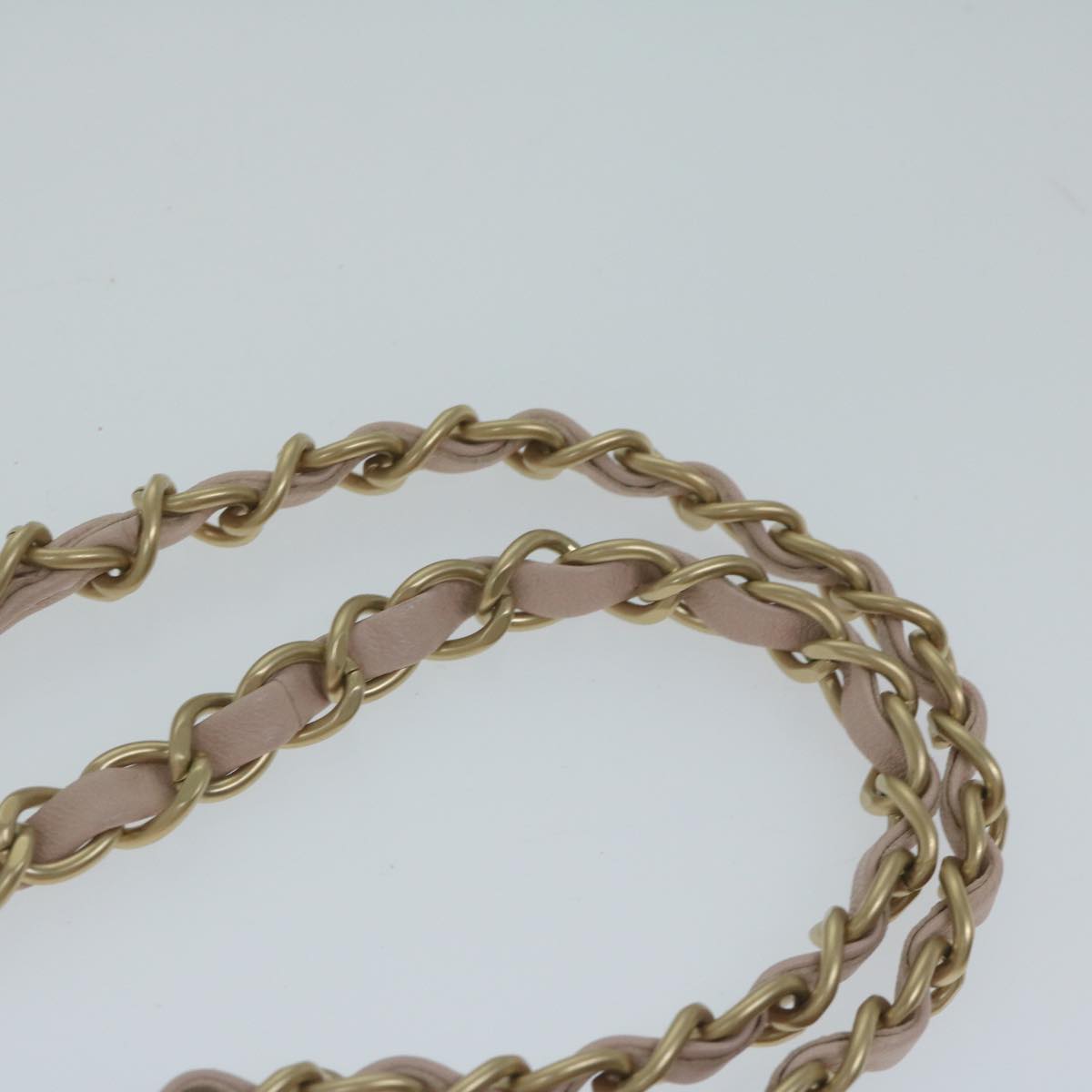 Top Quality Chanel Matelasse Chain Shoulder Bag Tweed Pink CC Auth 60753A