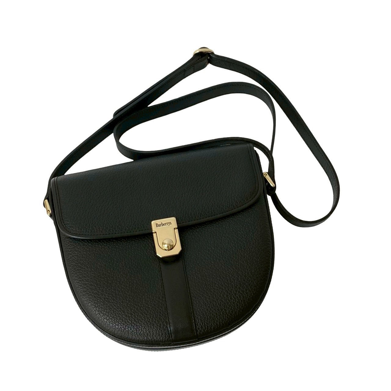 Burberrys Leather Shoulder Bag