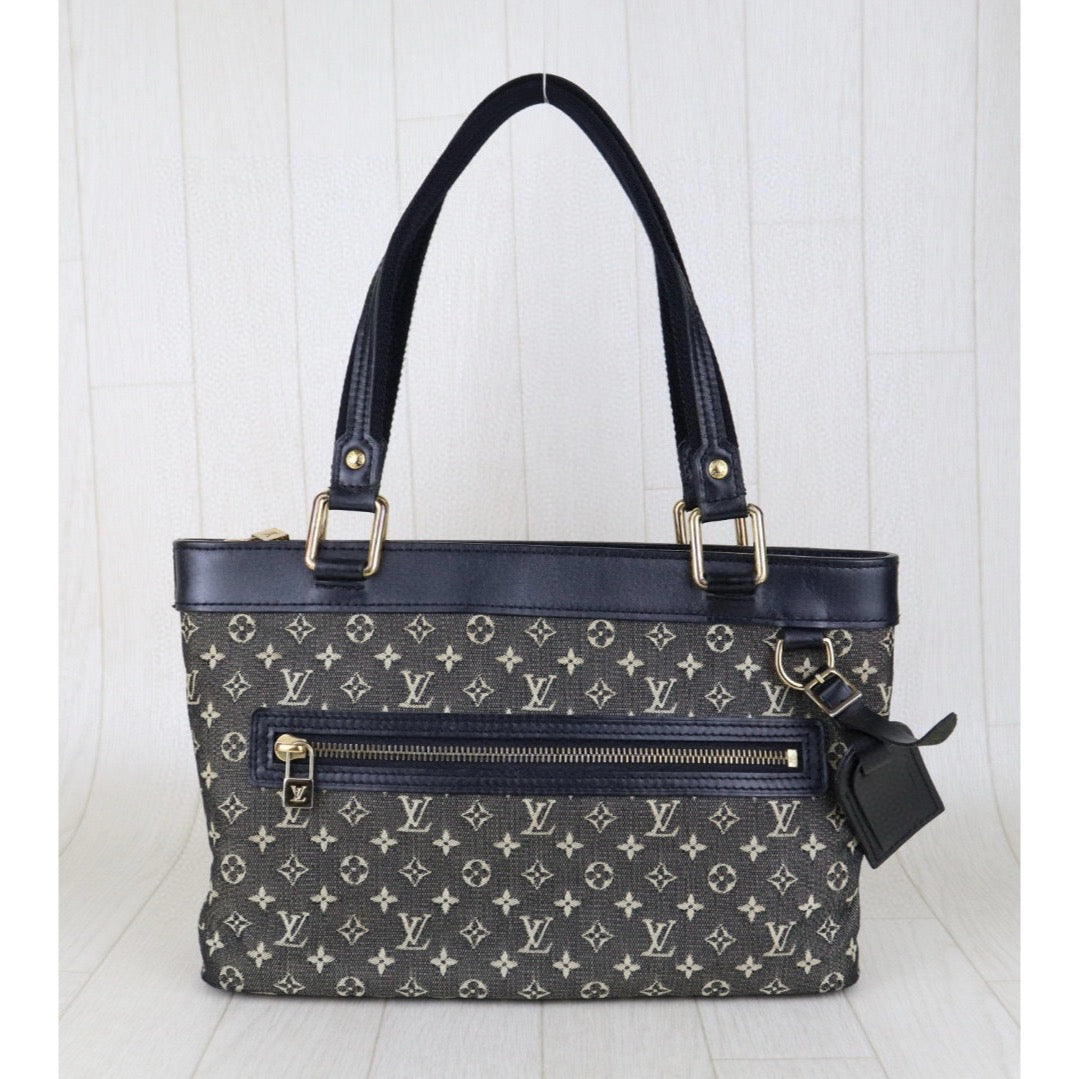 Very Good ( Rank A)｜ LV Monogram Denim Tote Bag Blue｜H24021208