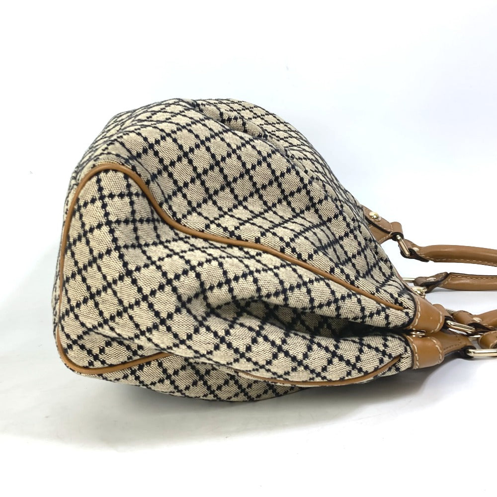 GUCCI Tote Bag 211944 Canvas / leather beige Bag Sukey Women Secondhand