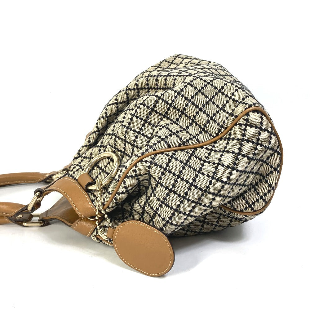 GUCCI Tote Bag 211944 Canvas / leather beige Bag Sukey Women Secondhand