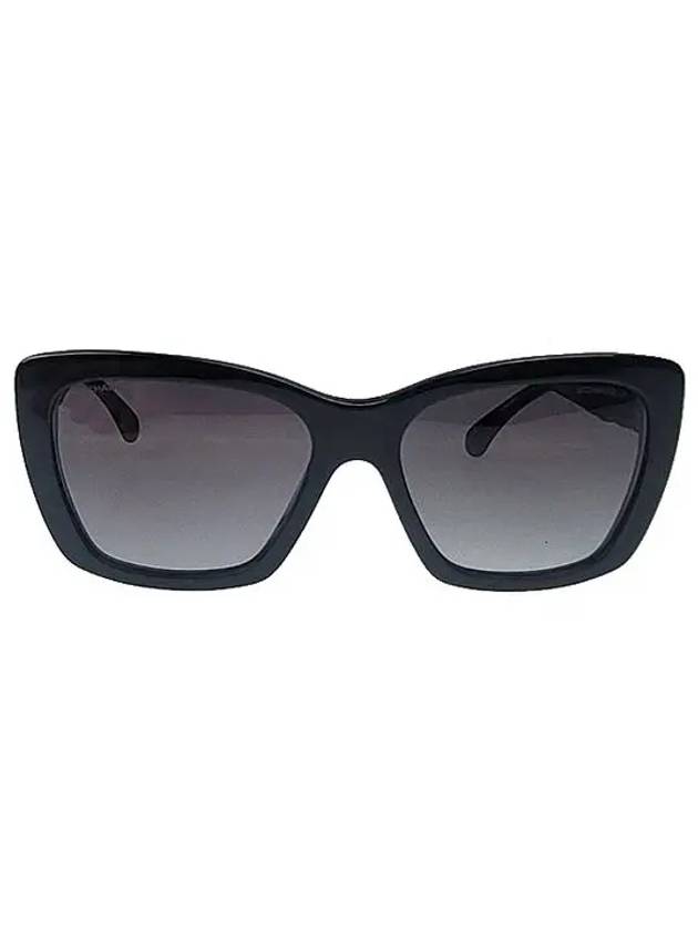 Eyewear Logo Square Sunglasses Black Chanel