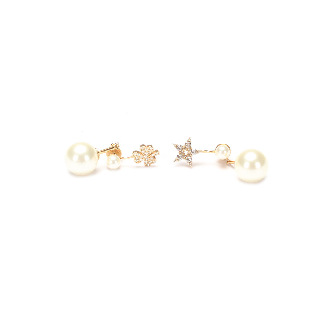 Diamond Pearl Earrings