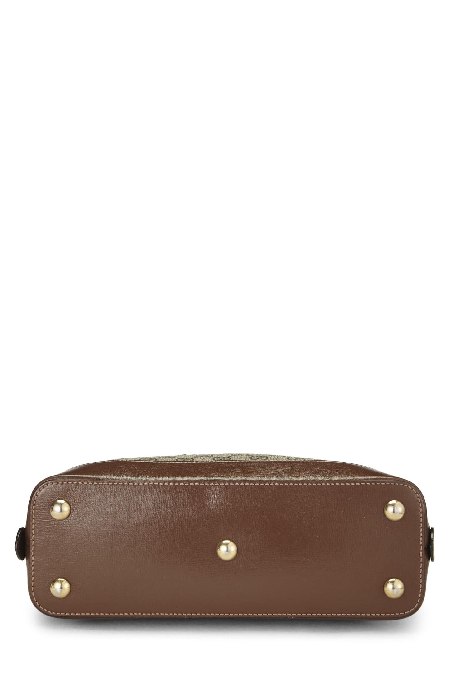 Gucci, Brown Original GG Supreme 1955 Horsebit Top Handle Bag, Brown