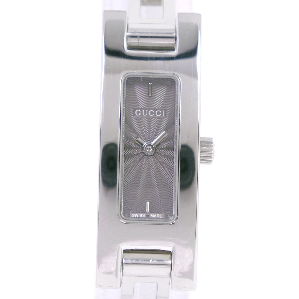 GUCCI Watches Quartz 3900L Stainless Steel Silver gray dial Women Used