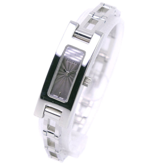 GUCCI Watches Quartz 3900L Stainless Steel Silver gray dial Women Used