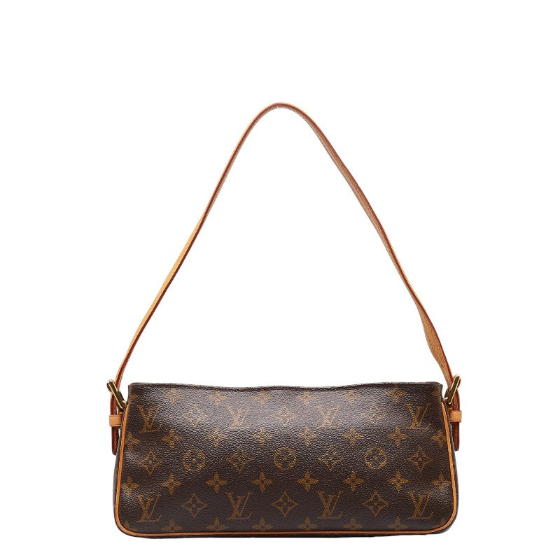 Louis Vuitton Monogram Vivace MM Handbag M51164 Brown PVC Leather  Louis Vuitton