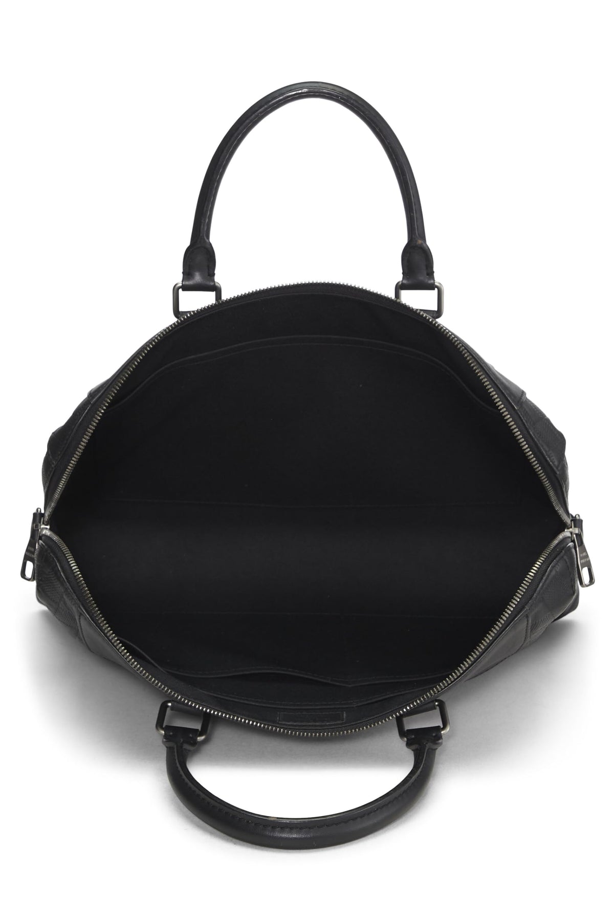 Louis Vuitton,  Black Damier Infini Porte Documents Jour, Black