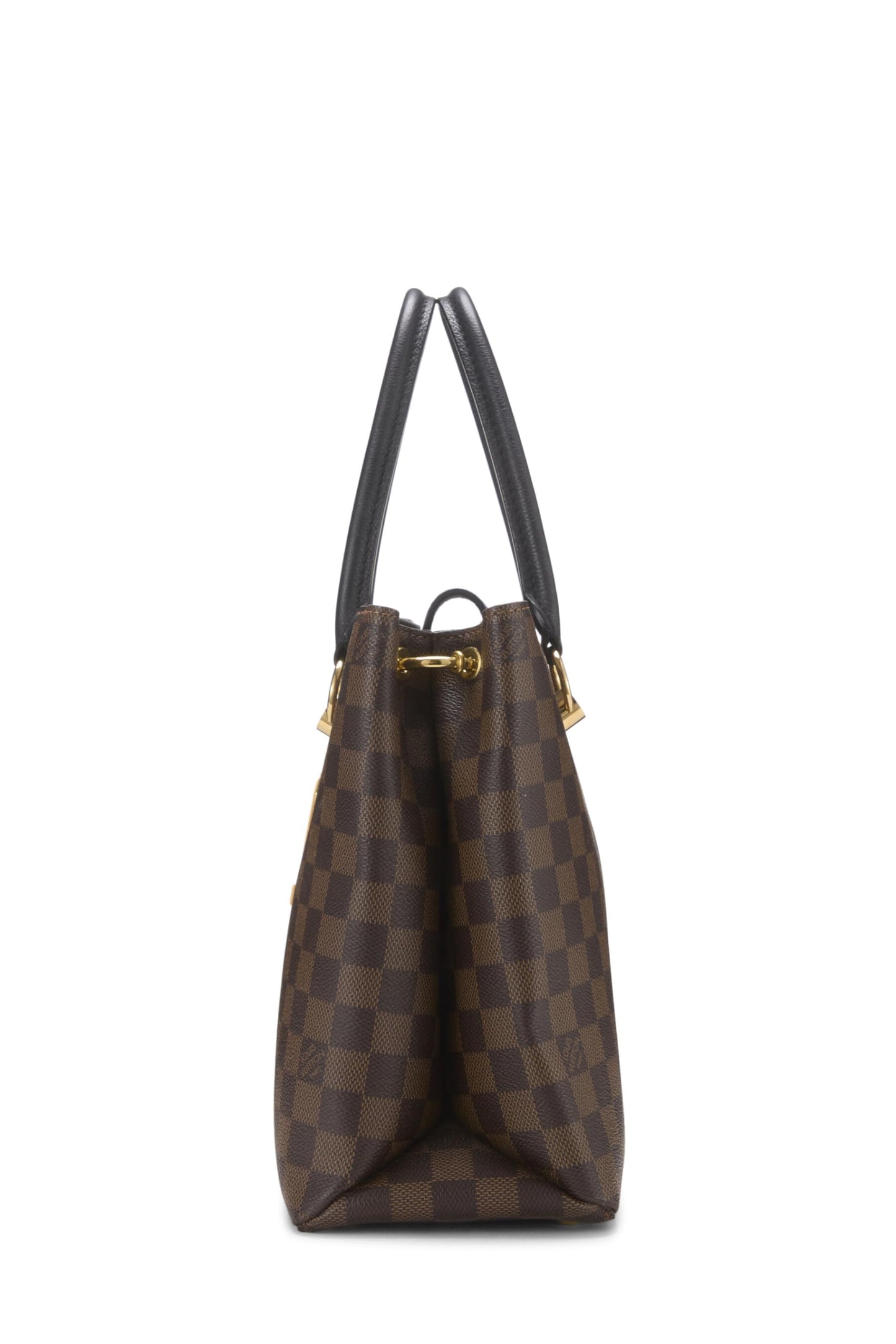 Louis Vuitton,  Black Damier Ebene Riverside Tote, Black